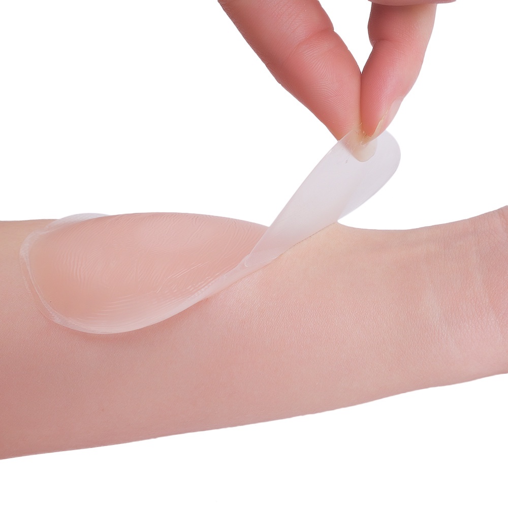 1 Cặp Đệm Silicone Dán Nâng Ngực Tự Dính Tái Sử Dụng Được Hình Cánh Hoa Cho Váy Cưới