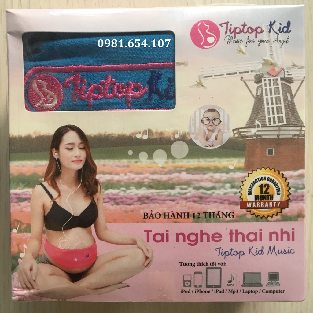 Combo 10 tai nghe thai nhi kèm link tai giáo dục sớm , nhạc thai giáo