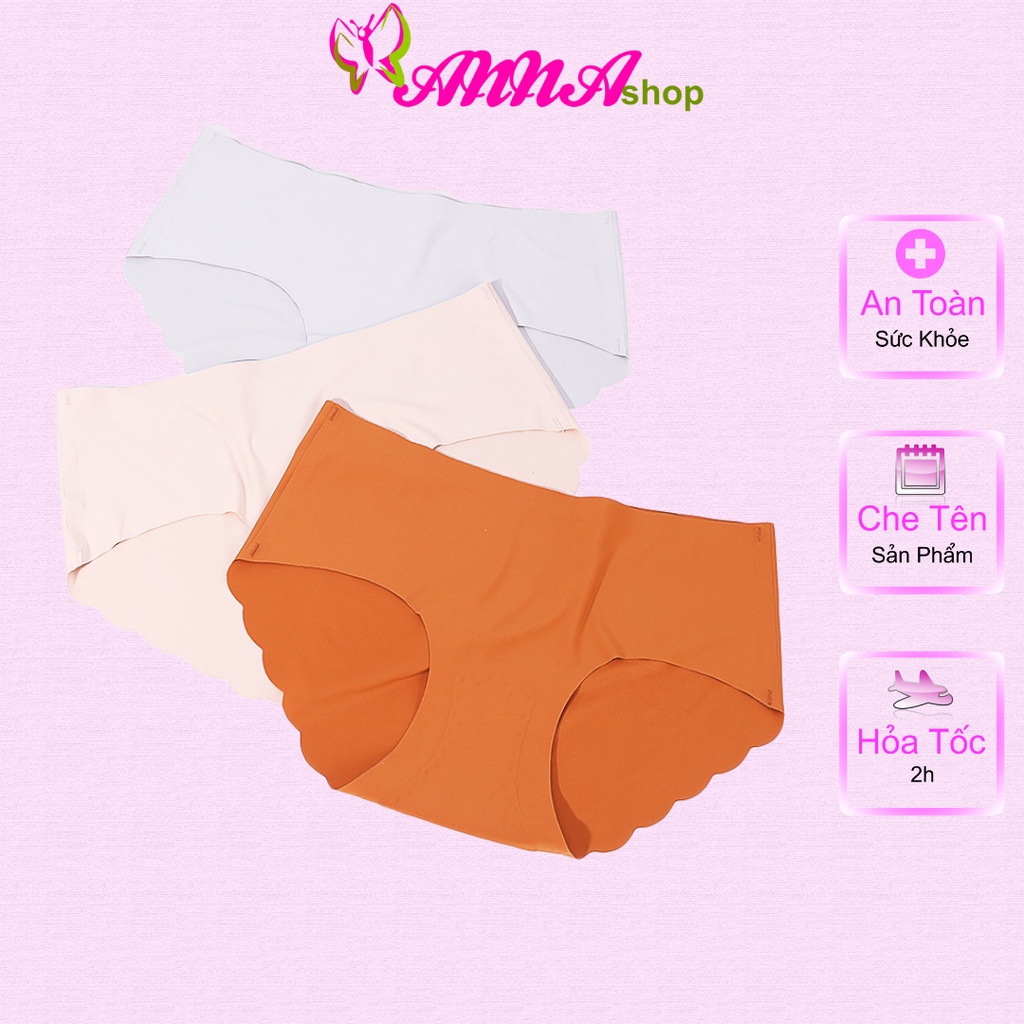 Quần lót nữ su đúc thun lạnh không đường may cao cấp, trẻ trung, thoải mái, thoát mát (MS 03107) Anna Shop