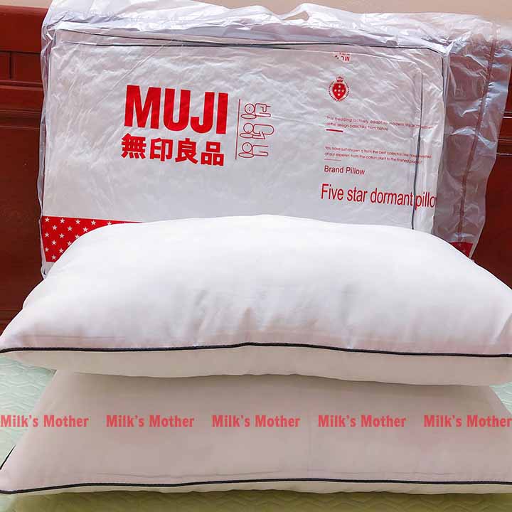 Ruột gối Muji [FREESHIP] Một đôi ruột gối bông Muji Nhật Bản cao cấp chất liệu COTTON mang lại cảm giác mềm mại êm ái