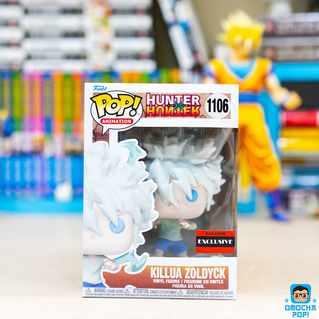 Mô Hình chính hãng Funko Pop Animation: Hunter x Hunter - Killua Zoldyck Godspeed - AAA Anime Exclusive #1106