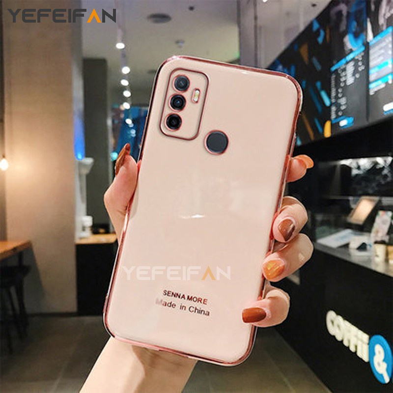 Ốp Điện Thoại Rơi Cho OPPO Reno 8Z 5G Reno 8 7 Pro 7Z 5G A57 2022 A96 A76 Tpu Mềm Mạ Điện Chống