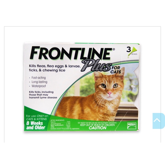 Nhỏ gáy trị ve, rận Frontline Plus dành cho mèo