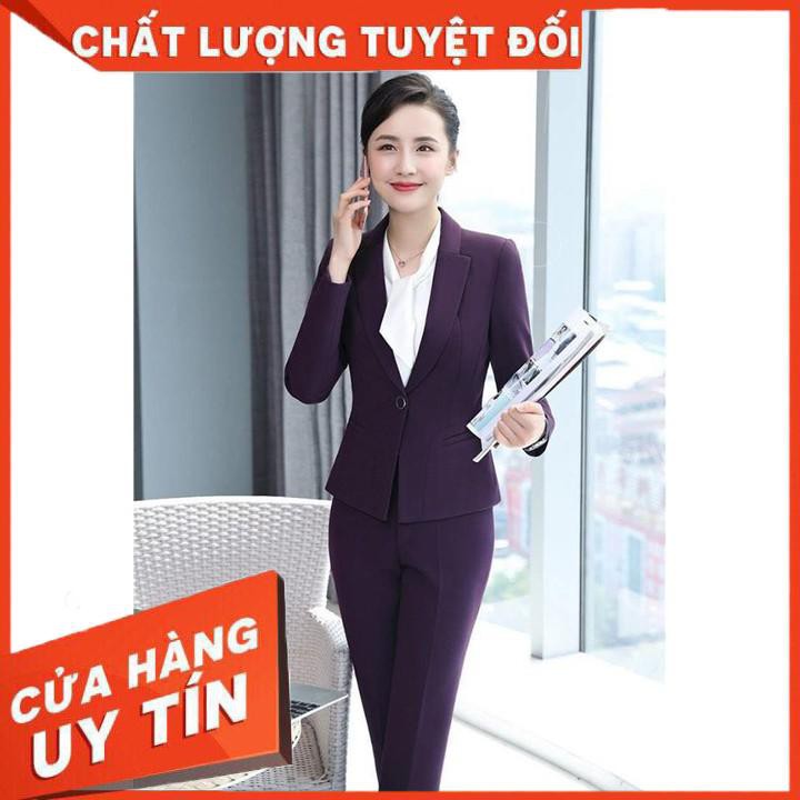 🔥Bộ vest nữ cao cấp phong cách hàn quốc[Nhận may theo số đo]