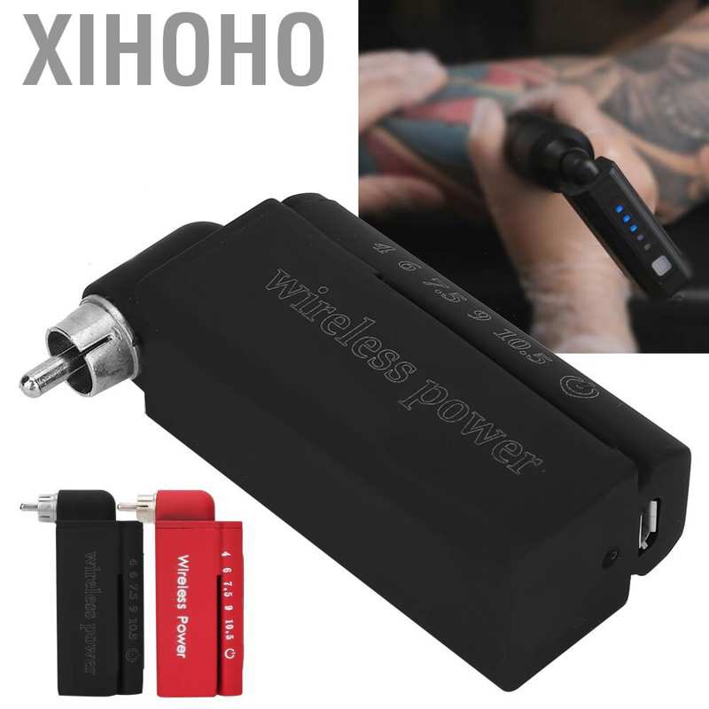 Xihoho Wireless Tattoo Power Supply RCA Connection For Machine Professional