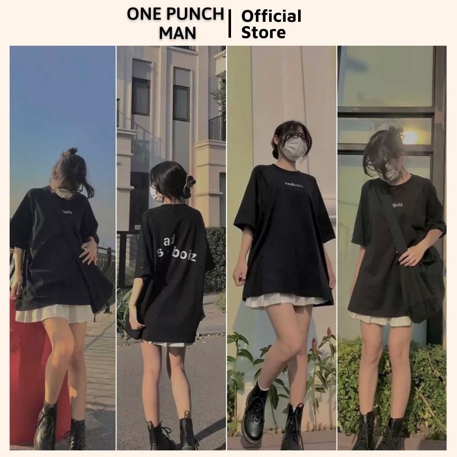 Áo thun tay lỡ SIGNATURE unisex form rộng - Áo phông OPM co giãn 4 chiều không xù lông