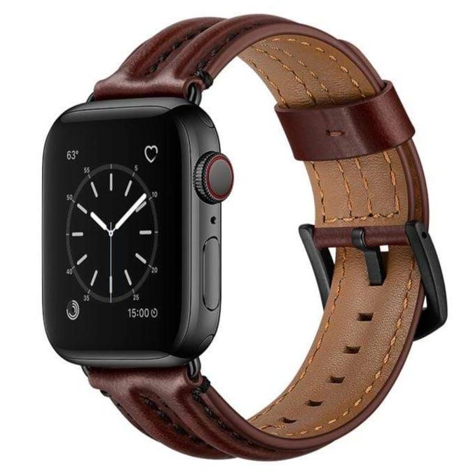 Dây Da Bò Sinewy phong cách Bụi bậm, Hầm hố dành cho Apple Watch Size 38mm / 40mm / 42mm / 44mm