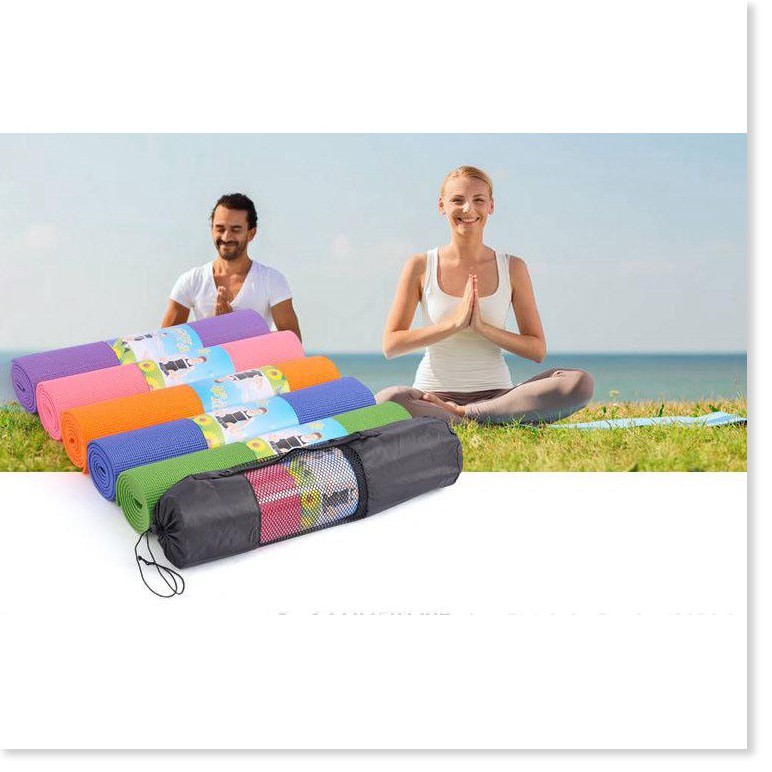 Thảm yoga  1 ĐỔI 1    Thảm tập Yoga 0.4cm 173x61x0.4cm chất liệu cao cấp 4426