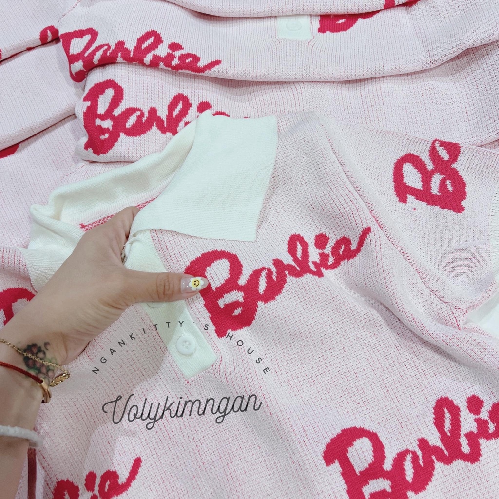Áo len polo barbie TL