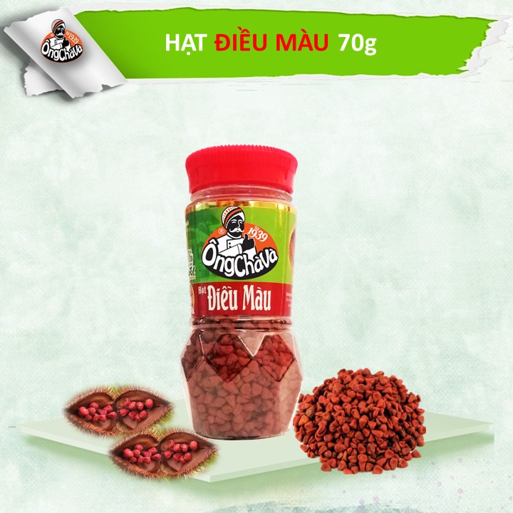 Hạt Điều Màu Ông Chà Và 70g (Annatto Seed)