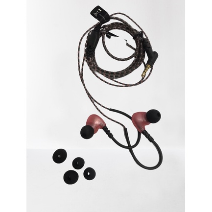 Tai nghe nhét tai cho điện thoại giắc tròn 3.5mm có hỗ trợ mic kiểu dáng thể thao-Design