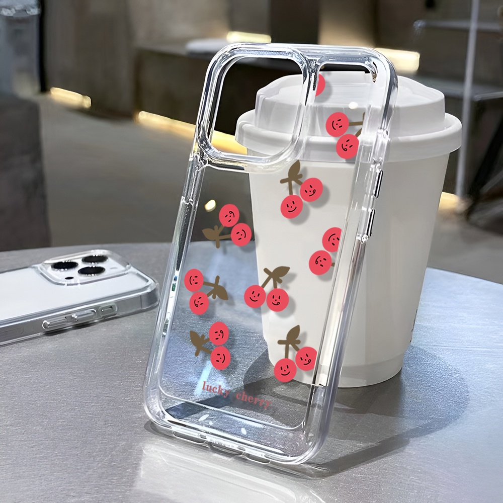Ốp Điện Thoại Trong Suốt In Hình Mặt Cười Cho iphone 14ProMax 14Plus 13 11 12 7Plus X XR XS Max
