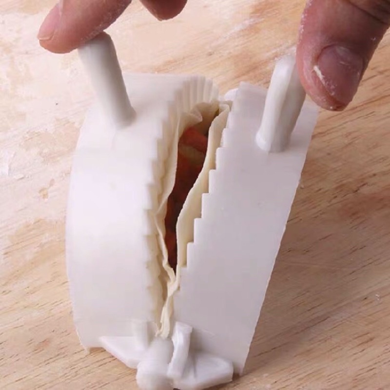 Set 3 khuôn nhựa làm há cảo, khuôn làm bánh xếp 5/6/7cm