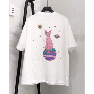 Áo thun tay lỡ cat color tee unisex