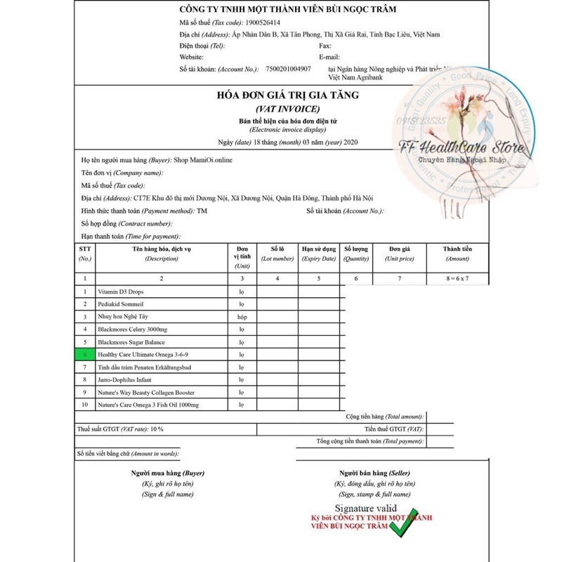 Viên Bổ Sung Omega 369 Healthy Care Ultimate Úc 200 Viên