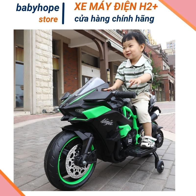 Xe máy điện trẻ em bánh phát sáng NINJA H2R