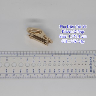 Khoen D Nẹp 4 màu (54k/1cặp)