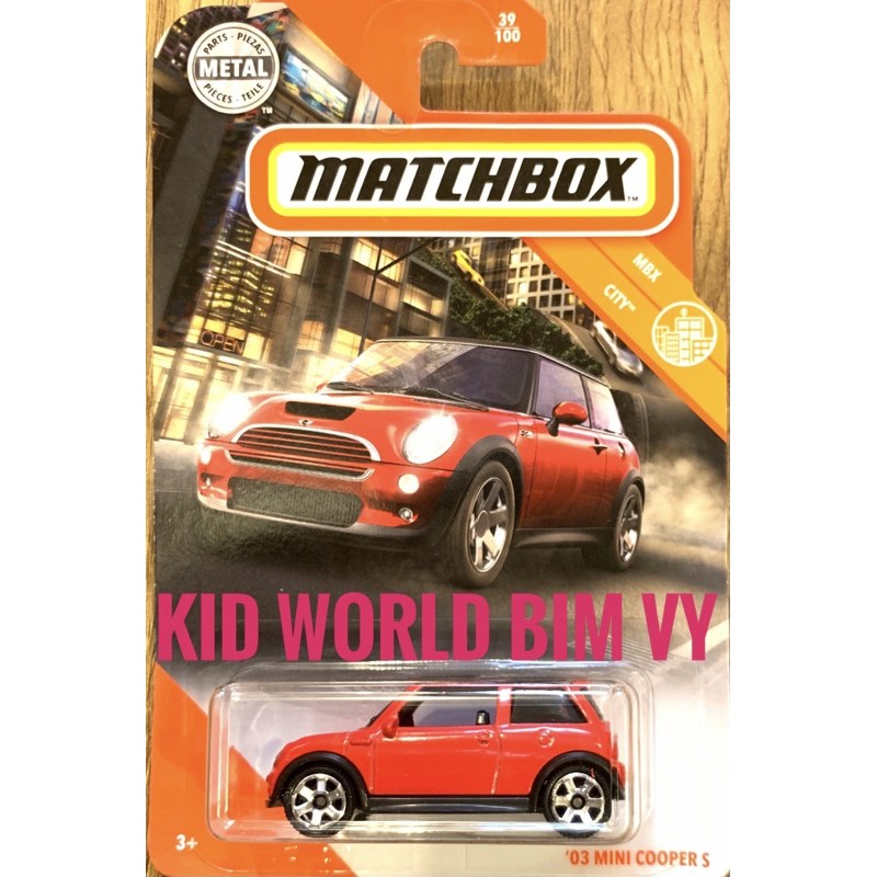 Xe mô hình Matchbox '03 Mini Cooper S GKL13.
