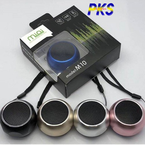 Loa Bluetooth Nghe Nhạc Mini M10 Vỏ Kim Loại Siêu Nhỏ