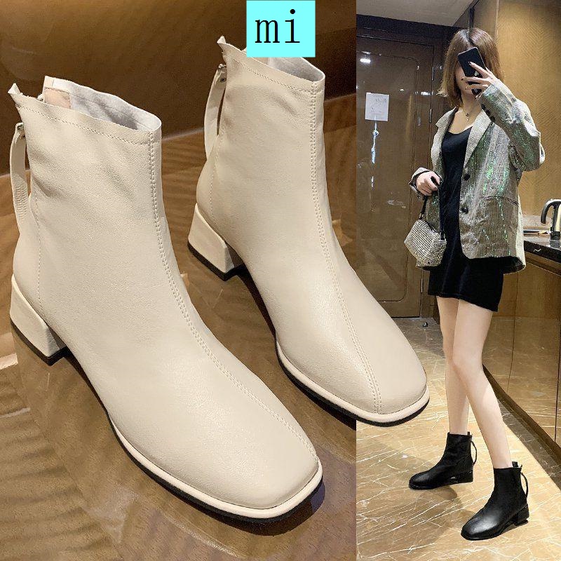 Giày bốt cổ thấp mỏng thoáng khí có cỡ lớn 34-43 41 dành cho nữ