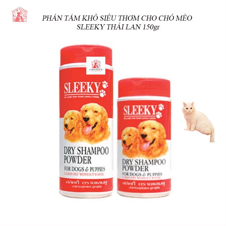 SỮA TẮM KHÔ THÁI LAN SLEEKY DRY SHAMPOO POWDER 150gr