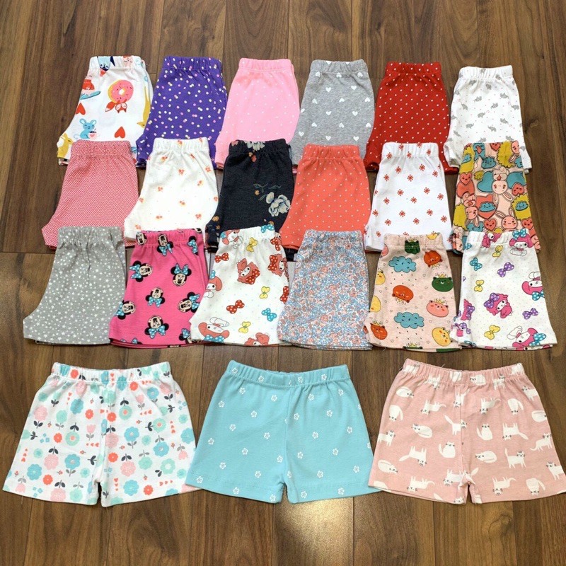 ✔️5-15kg✔️Combo 10 quần chục đùi cotton cho bé trai/bé gái -HA781