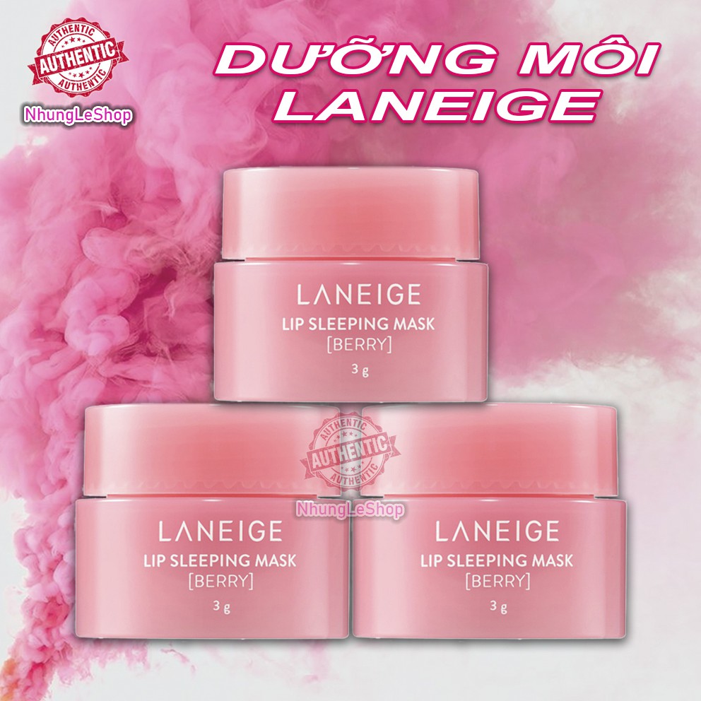 [Chính Hãng] Mặt nạ ngủ môi, dưỡng môi, tẩy da chết cho bờ môi căng mộng sáng hồng  Laneige Lip Sleeping Mask