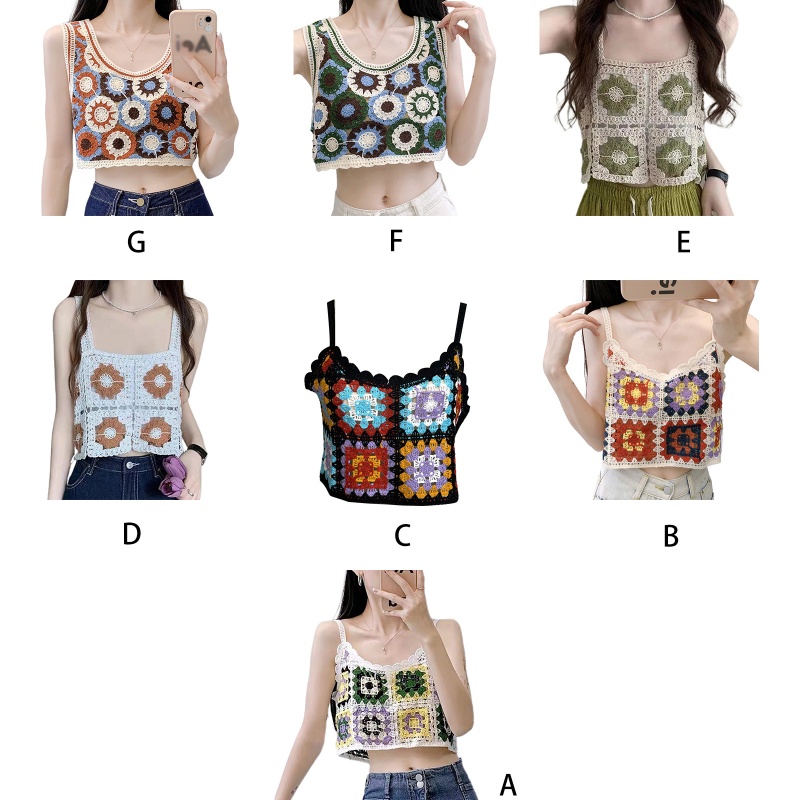 Áo Croptop Hai Dây Dáng Rộng In Họa Tiết Hoa Thời Trang Mùa Hè Cho Nữ