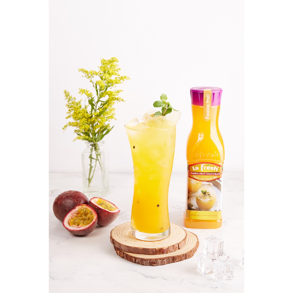 Nước ép Chanh Dây cô đặc LAFRESH chai 650ml