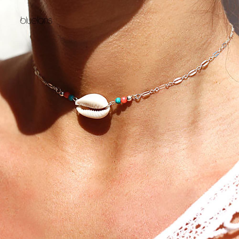 Vòng Cổ Choker Họa Tiết Vỏ Sò Thời Trang Cho Nữ