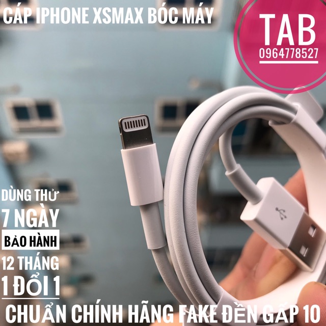 Cáp IPHONE Zin Bóc Máy - Chính Hãng