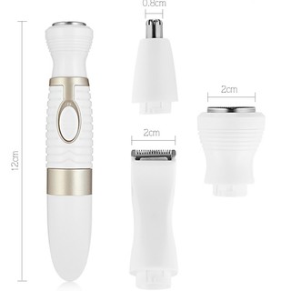Máy tỉa lông mũi, râu, lông mày 3 in 1 kemei km-pg500