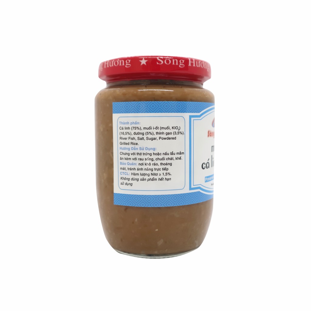 Mắm Cá Linh Xay Sông Hương Foods Hũ 400g Nấu lẩu mắm , Chưng trứng , mắm chưng, bún
