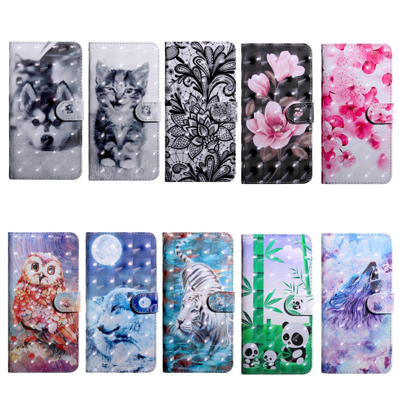 Case Xiaomi Redmi Note 8 Pro Note 7 Pro Note 5 Pro Note 6 K20 Pro Redmi 7 7A Mi CC9 Mi 9T Pro Pattern Flip Case Cover