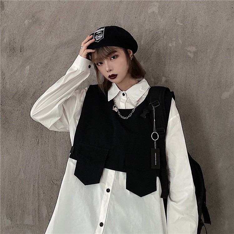 [Mã FAGREEN1505 giảm 10% tối đa 30K đơn 99K] [SẴN] Áo vest ghi lê Ulzzang Quảng Châu AGV11 | BigBuy360 - bigbuy360.vn