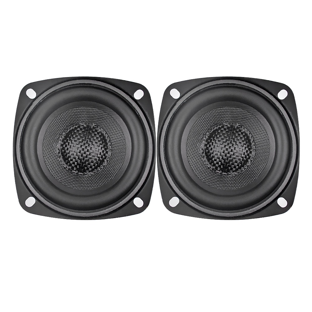 Set 2 loa Aiyima bằng sợi thủy tinh khuếch đại âm thanh chống nước 4 8 Ohm 20W 3inch