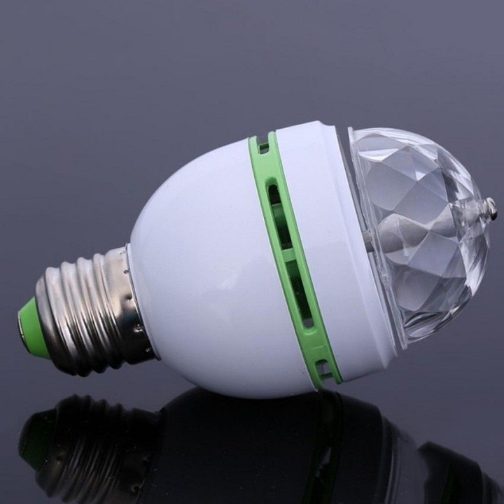 Đèn Led Xoay 7 Màu Giải Trí Rực Sắc Màu