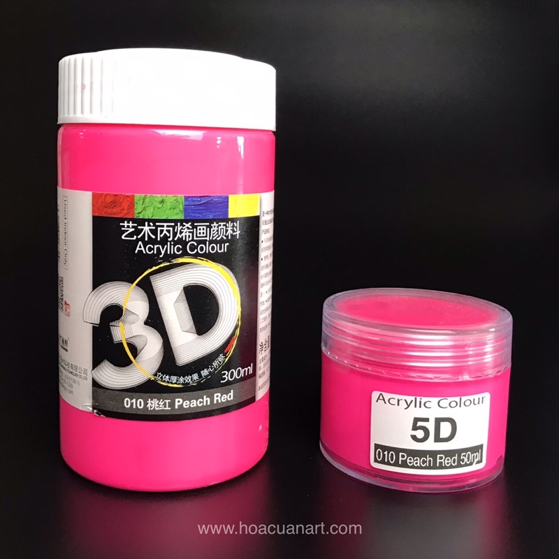 Màu Acrylic 3D - 5D 50ml Từ Lọ Nguyên Chất 300ml