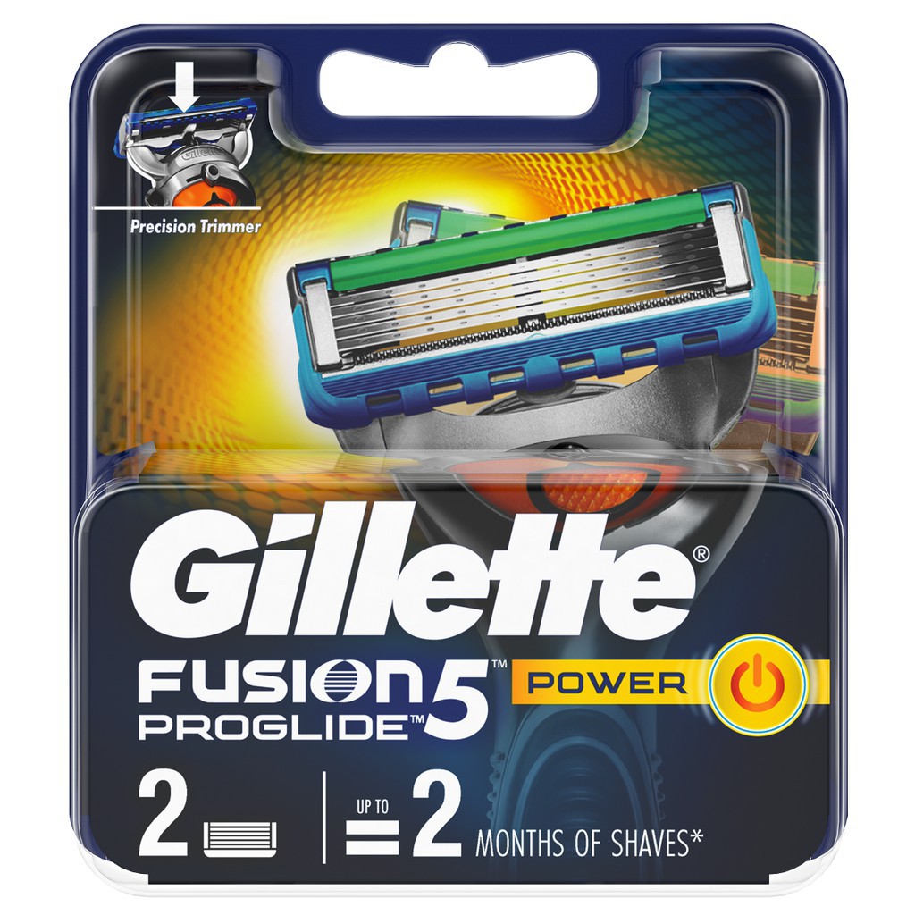 Combo 2 hộp lưỡi Gillette Fusion Proglide Power 2S