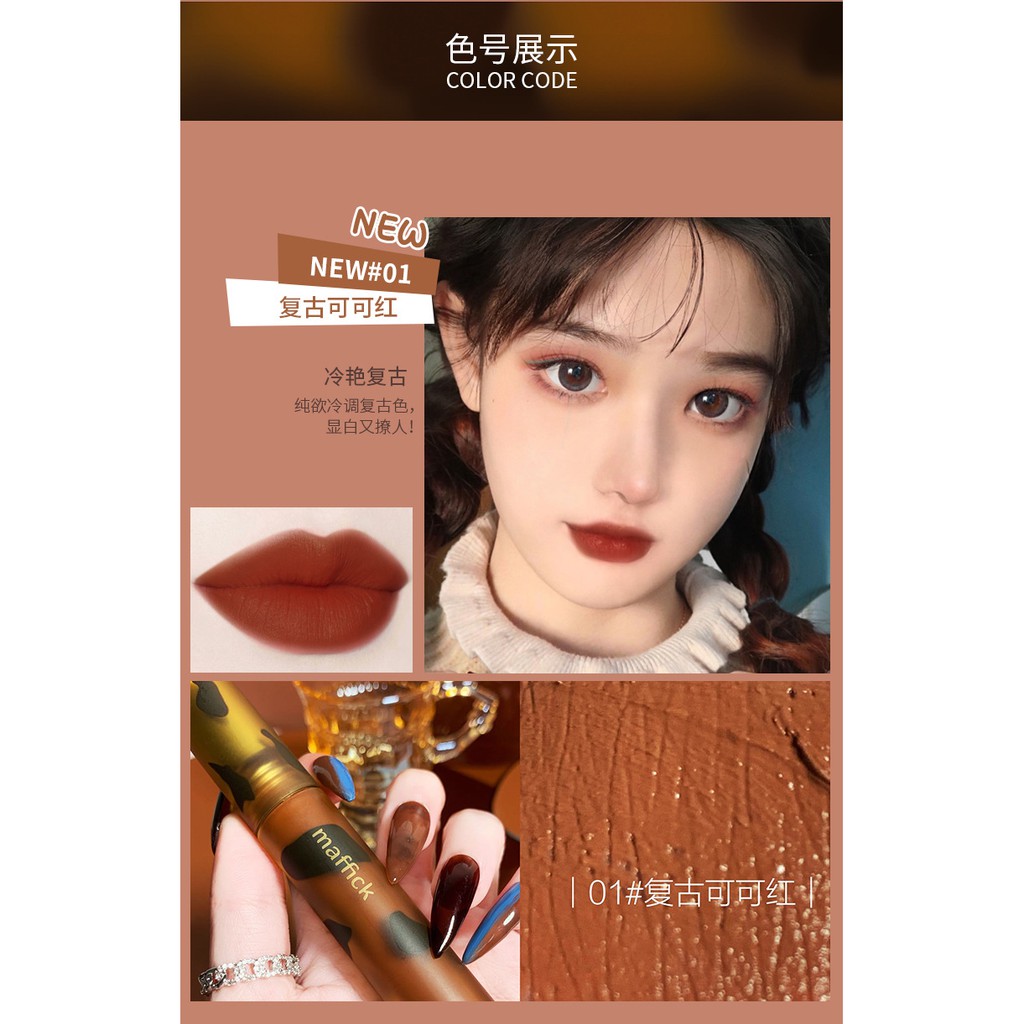 Son Kem Lì MAFFICK Cao Cấp Mịn Như Nhung Mềm Mịn Lâu Trôi, Lên Màu Cực Chuẩn - Đang Hót rần rần | BigBuy360 - bigbuy360.vn