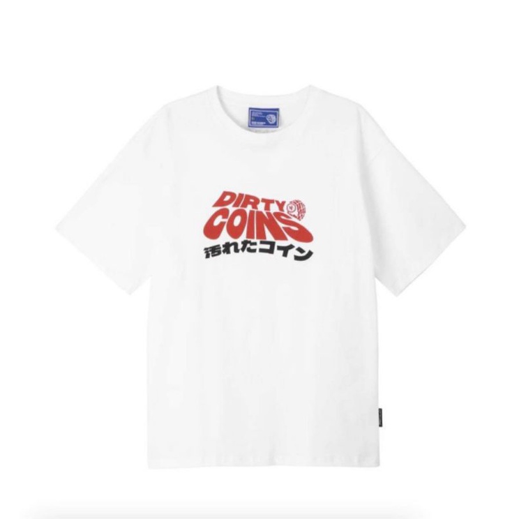 Áo Tee Dirty coins DicoJP - Trắng - Local brand