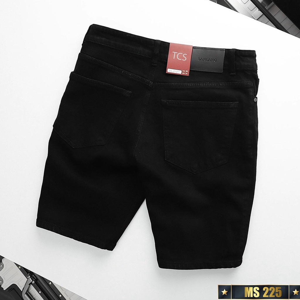 Quần Short Jean Nam Đẹp Chất Bò Co Giãn Cao Cấp, Quần Ngố rách Mẫu Mới Phong Cách Hàn Quốc CAROLL 225