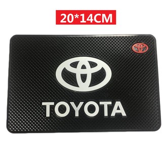 【Có hàng sẵn】1Pcs 20*14cm Car logo mat miếng dán chống trượt điện thoại trên ô tô Toyota