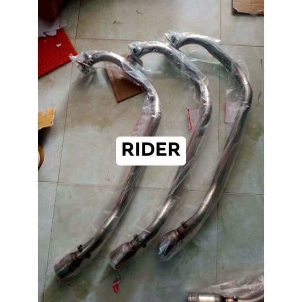 Cổ pô inox các dòng xe máy exciter 135-150.winer, Raider-sattria.