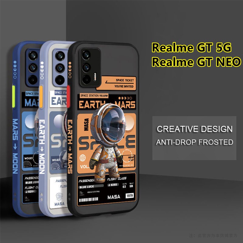 Ốp điện thoại silicon mềm có khung bảo vệ camera tiện dụng cho Realme GT 5G GT NEO