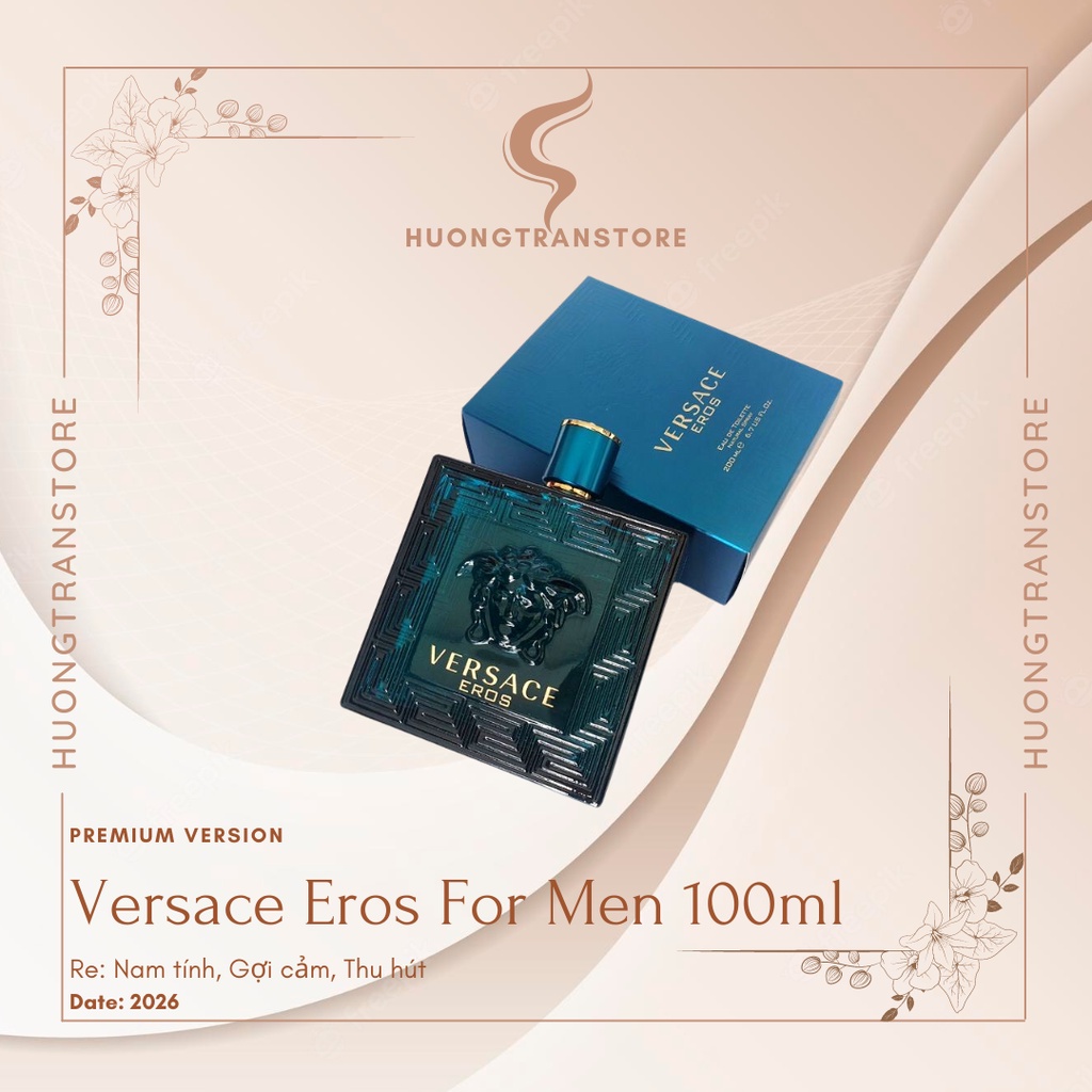 Nước hoa Versace Nam Eros EDT +EDP  Bản Đẳng Cấp