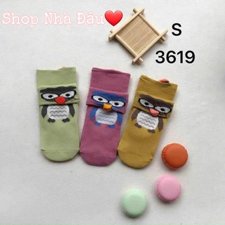 Set 3 Đôi Tất hình thú đáng yêu Cho Bé