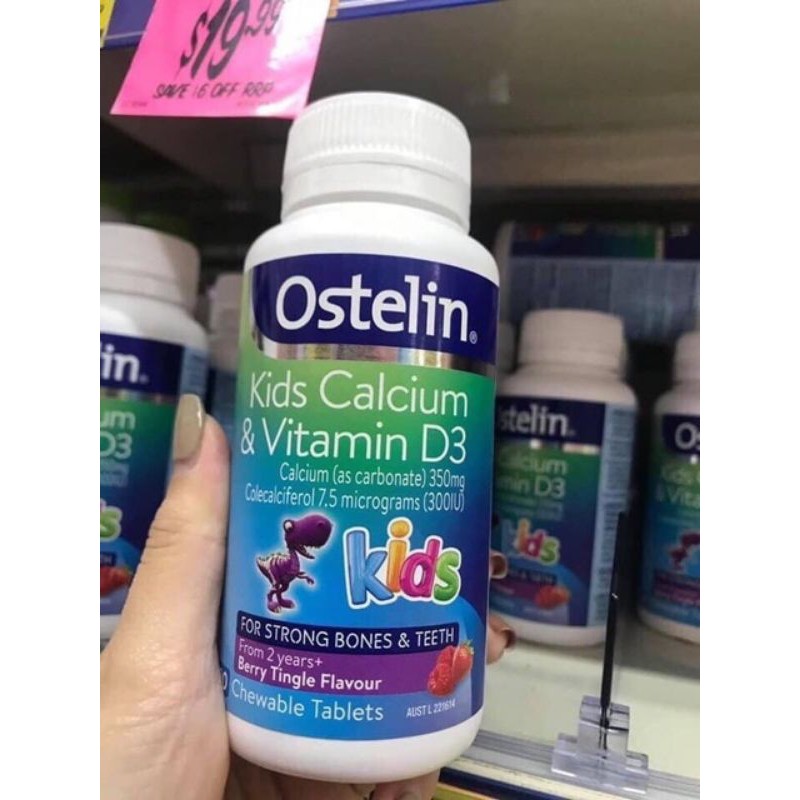 Vitamin D & Calcium Ostelin Kids