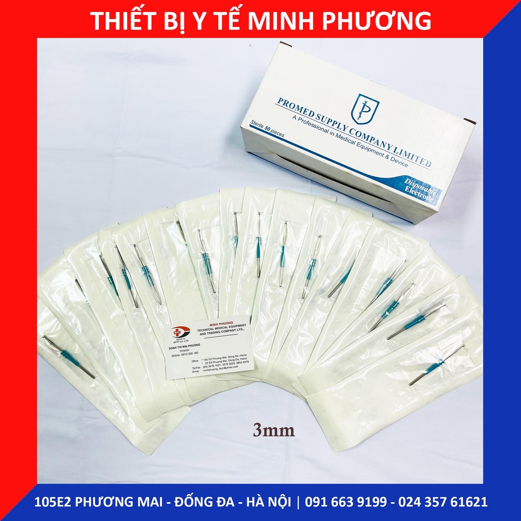Đầu đốt đầu chùy ngắn PROMED 3mm, 5mm