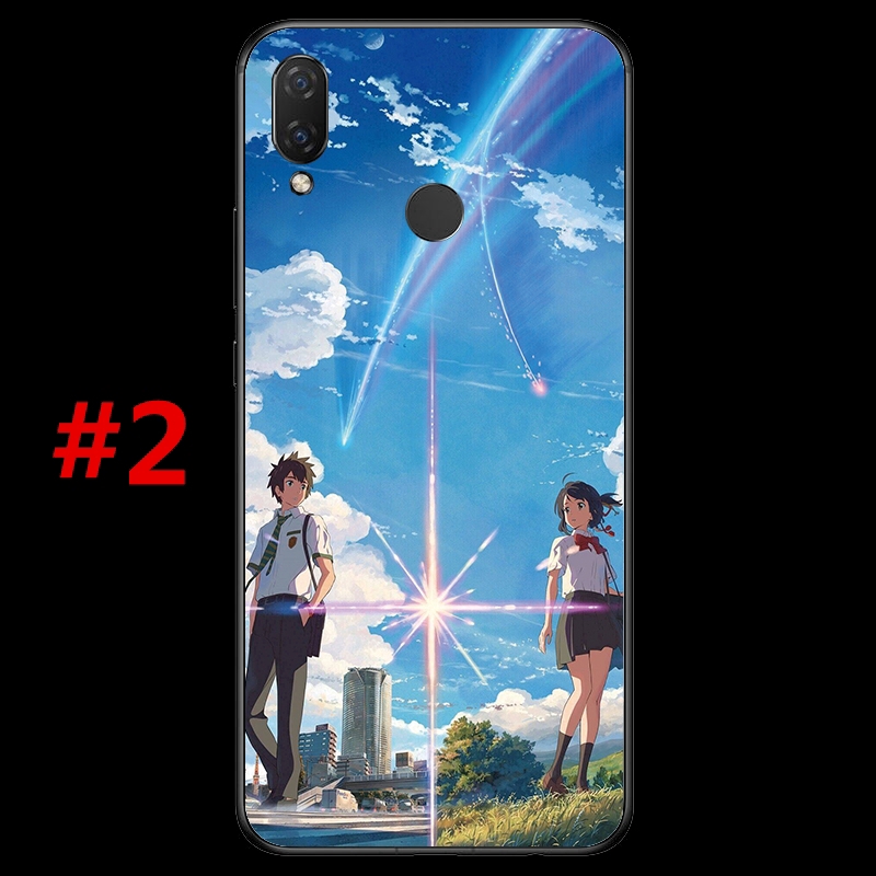 Ốp điện thoại silicon mềm in hình anime Your Name cho Huawei Nova 3 3i / P20 Pro Lite